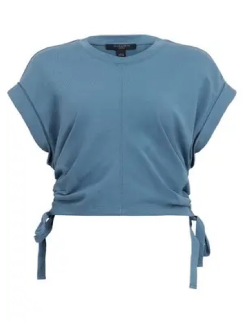 AllSaints Mira Cropped Drawcord T-Shirt